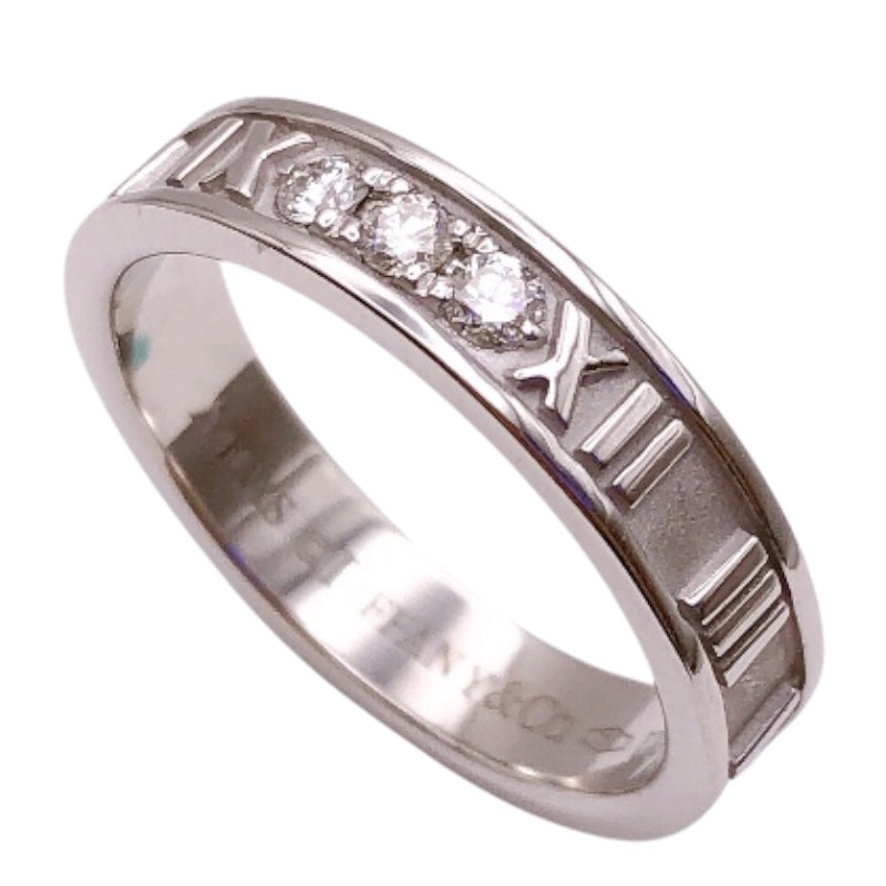 ティファニー TIFFANY＆CO アトラスナローリング K18WG/ダイヤモンド ジュエリー