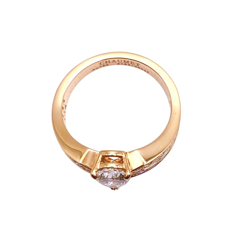 ショーメ CHAUMET ダイヤモンドデザインリング K18PG/ダイヤモンド ダイヤモンド ジュエリー