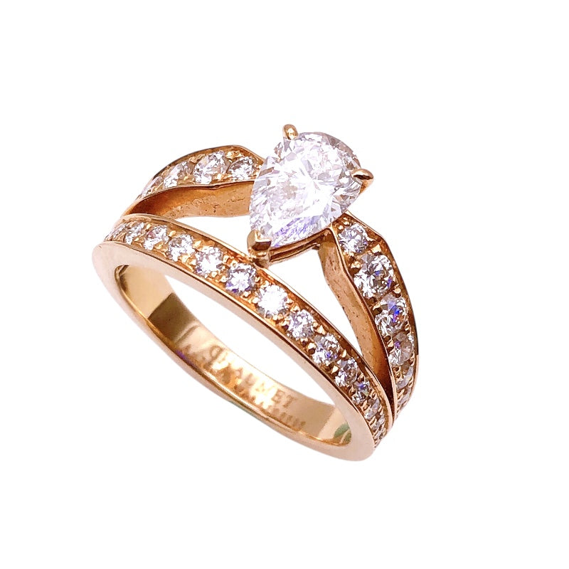 ショーメ CHAUMET ダイヤモンドデザインリング K18PG/ダイヤモンド ダイヤモンド ジュエリー