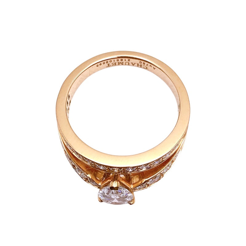 ショーメ CHAUMET ダイヤモンドデザインリング K18PG/ダイヤモンド ダイヤモンド ジュエリー