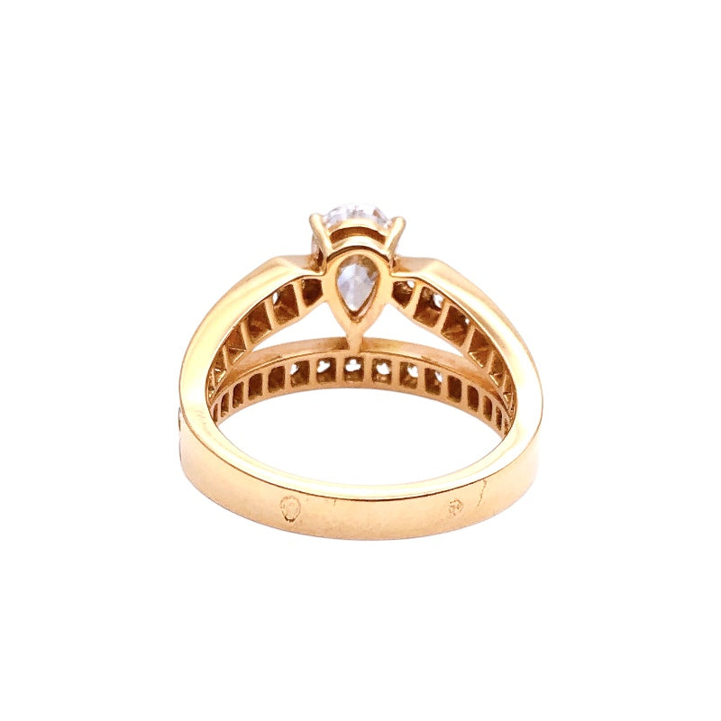 ショーメ CHAUMET ダイヤモンドデザインリング K18PG/ダイヤモンド ダイヤモンド ジュエリー