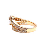 ショーメ CHAUMET ダイヤモンドデザインリング K18PG/ダイヤモンド ダイヤモンド ジュエリー