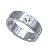 カルティエ Cartier ラブリング K18WG/ダイヤモンド ジュエリー