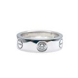 カルティエ Cartier ラブリング K18WG/ダイヤモンド ジュエリー