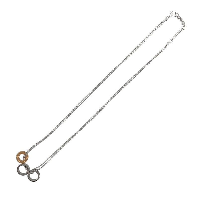 カルティエ Cartier ラブスリーフープネックレス 750WG ジュエリー
