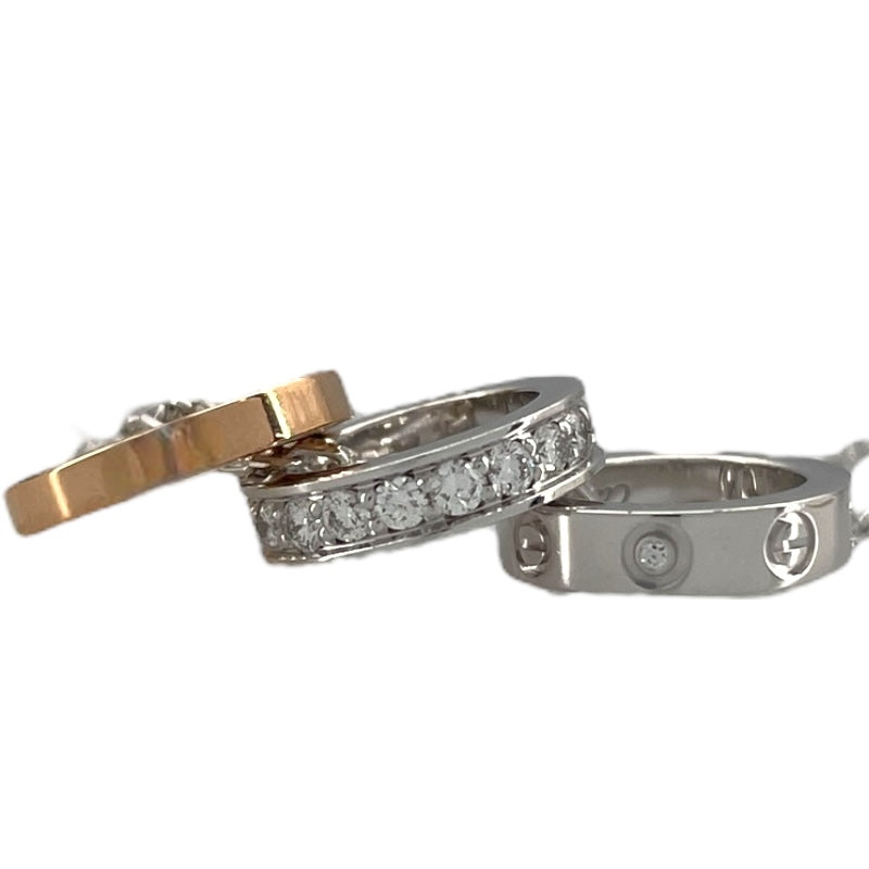 カルティエ Cartier ラブスリーフープネックレス 750WG ジュエリー