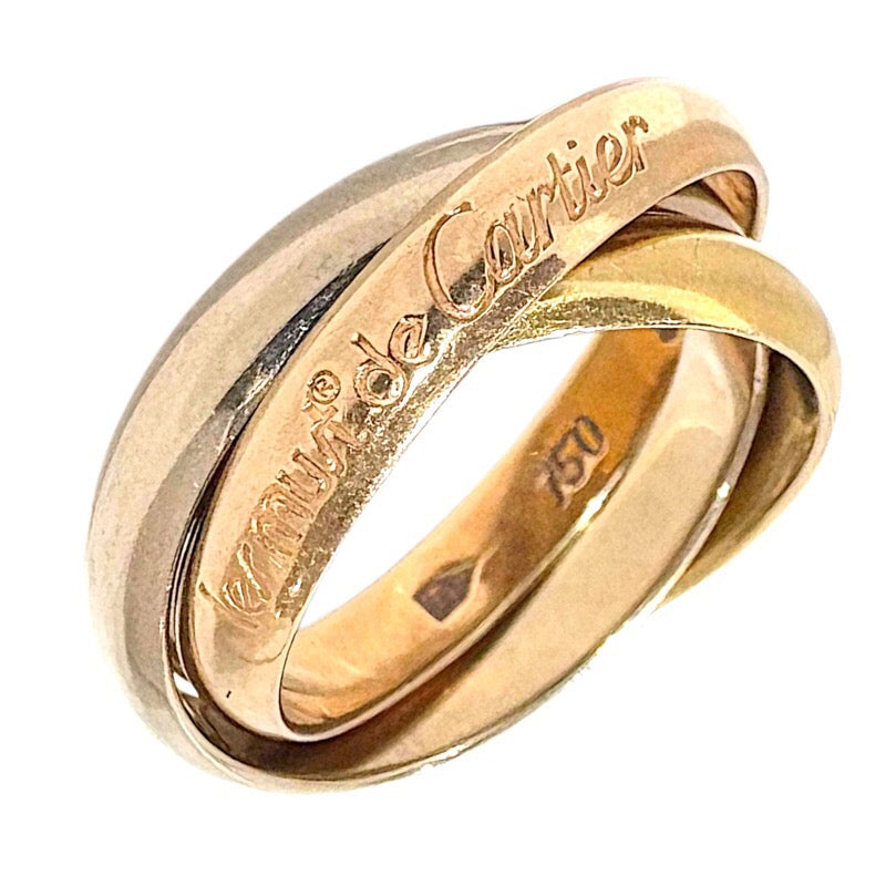 カルティエ Cartier トリニティリング ピンクゴールド/イエローゴールド/ホワイトゴールド 750YG・PG・WG ジュエリー