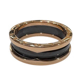 ブルガリ BVLGARI ビーゼロワンリング 2バンド 750PG ジュエリー