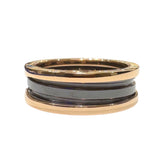 ブルガリ BVLGARI ビーゼロワンリング 2バンド 750PG ジュエリー