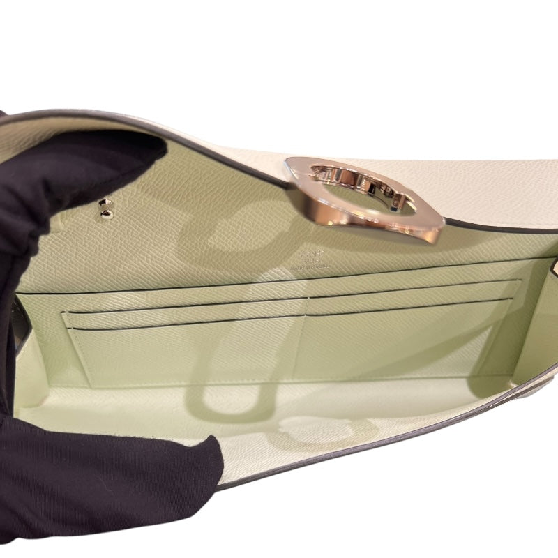 エルメス HERMES シェーヌダンクルトゥーゴー B刻印 (2023年製) ヴェールフィズ シルバー金具 エプソン レディース ショルダーバッグ