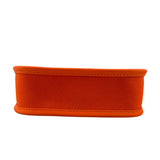 エルメス HERMES ネオエヴリンTPM W刻 オレンジ SV金具 トワル レディース ショルダーバッグ