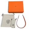 エルメス HERMES ネオエヴリンTPM W刻 オレンジ SV金具 トワル レディース ショルダーバッグ
