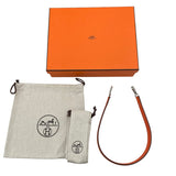 エルメス HERMES ネオエヴリンTPM W刻 オレンジ SV金具 トワル レディース ショルダーバッグ