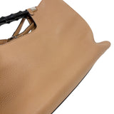 グッチ GUCCI バンプー　2WAYバッグ 370829 ベージュ　シルバー金具 レザー レディース ショルダーバッグ