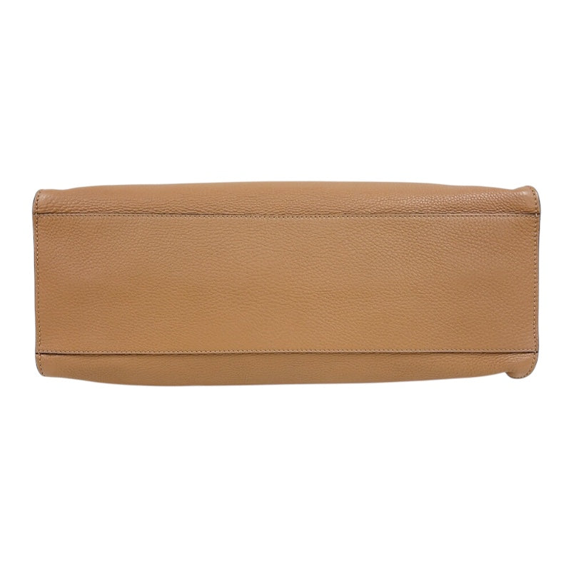 グッチ GUCCI バンプー　2WAYバッグ 370829 ベージュ　シルバー金具 レザー レディース ショルダーバッグ