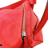 エルメス HERMES リンディ30 X刻 ルージュトマト/SV金具 トリヨン レディース ショルダーバッグ