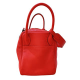 エルメス HERMES リンディ30 X刻 ルージュトマト/SV金具 トリヨン レディース ショルダーバッグ