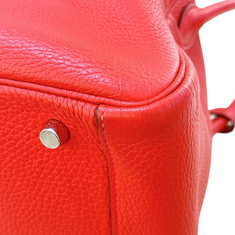 エルメス HERMES リンディ30 X刻 ルージュトマト/SV金具 トリヨン レディース ショルダーバッグ