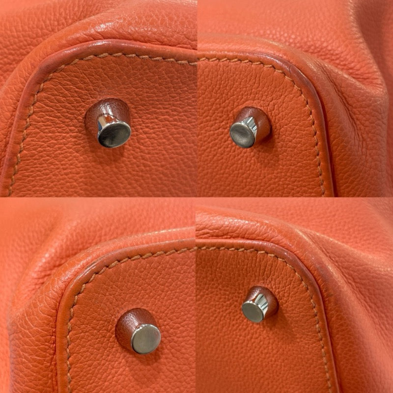 エルメス HERMES ツールボックス26 ▢R刻 フラミンゴ/シルバー金具 エバーカラー レディース ハンドバッグ