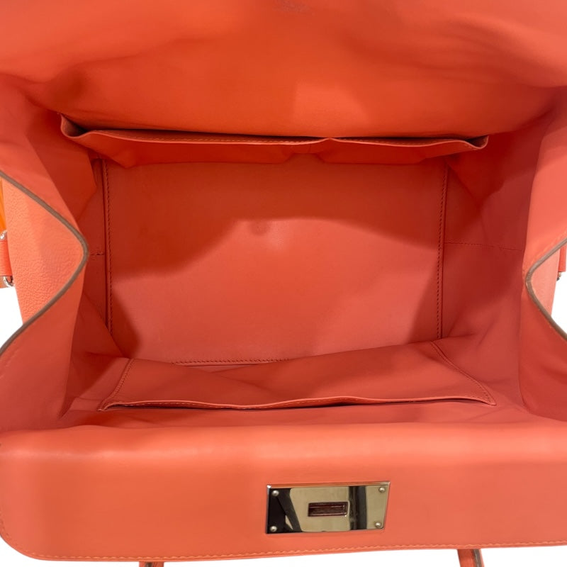 エルメス HERMES ツールボックス26 ▢R刻 フラミンゴ/シルバー金具 エバーカラー レディース ハンドバッグ