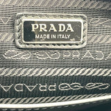 プラダ PRADA ロゴ トライアングル ショルダー 2VH155 ブラック レザー メンズ ショルダーバッグ