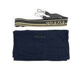 プラダ PRADA ロゴ トライアングル ショルダー 2VH155 ブラック レザー メンズ ショルダーバッグ