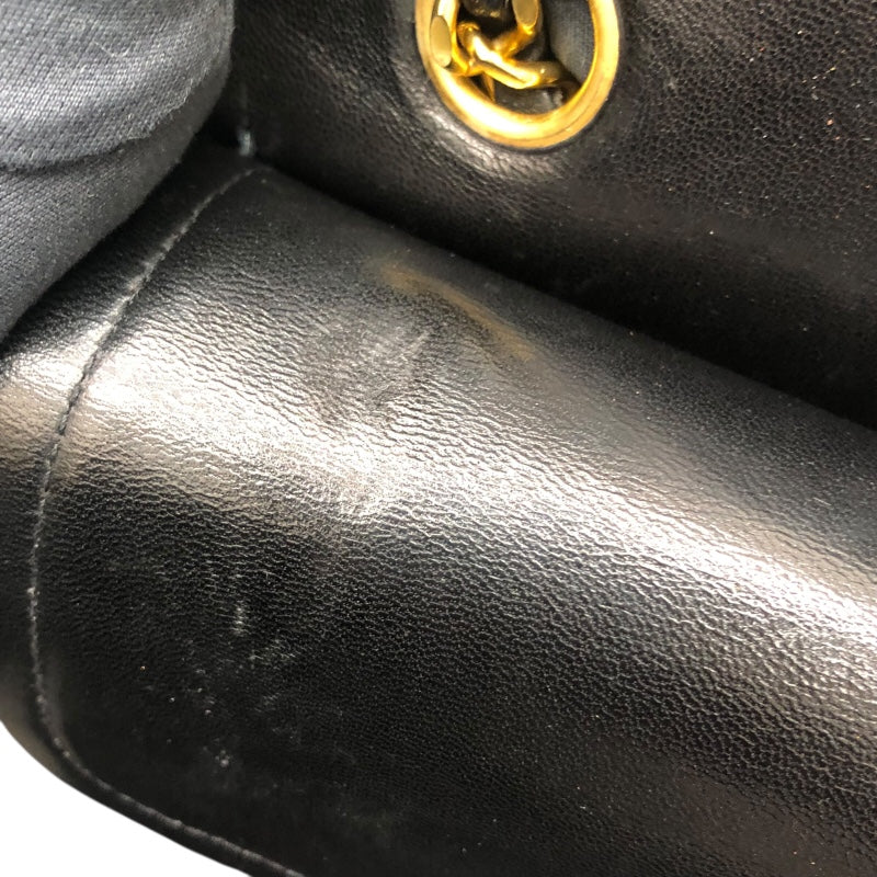 シャネル CHANEL マトラッセ25 A01112 ブラック/ゴールド金具 ラム レディース ショルダーバッグ