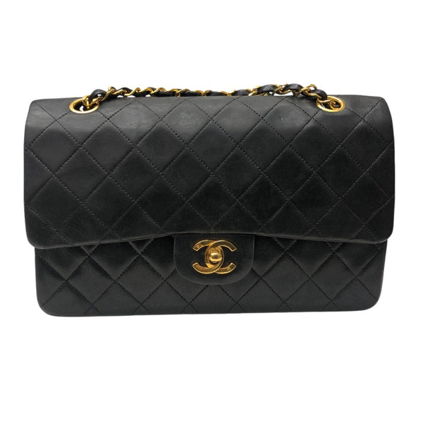 シャネル CHANEL マトラッセ25 A01112 ブラック/ゴールド金具 ラム レディース ショルダーバッグ