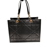 クリスチャン・ディオール Christian Dior エッセンシャルミディアム M87210ZVJM900 ブラック ラム レディース ハンドバッグ