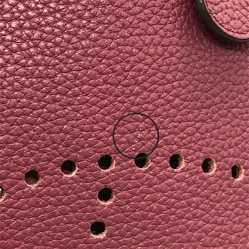 エルメス HERMES エヴリン3PM □O ローズウッド×SV金具 トリヨン レディース ショルダーバッグ