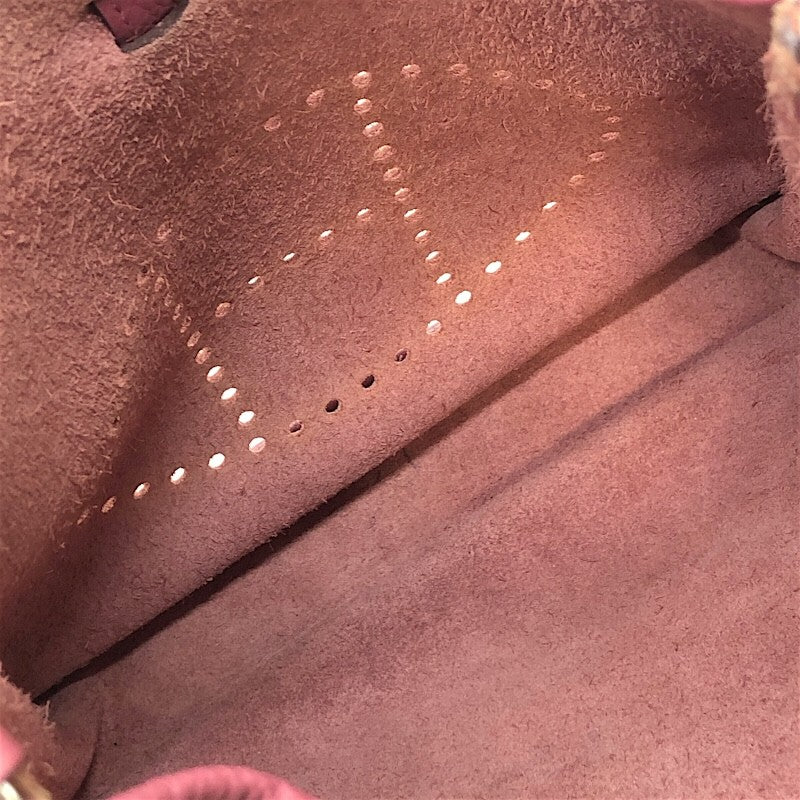 エルメス HERMES エヴリン3PM □O ローズウッド×SV金具 トリヨン レディース ショルダーバッグ