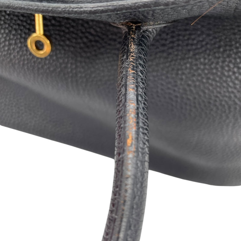 エルメス HERMES バーキン35 □J刻 ブラック GD金具 トリヨン レディース トートバッグ