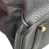 エルメス HERMES バーキン35 □J刻 ブラック GD金具 トリヨン レディース トートバッグ