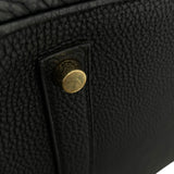 エルメス HERMES バーキン35 □J刻 ブラック GD金具 トリヨン レディース トートバッグ