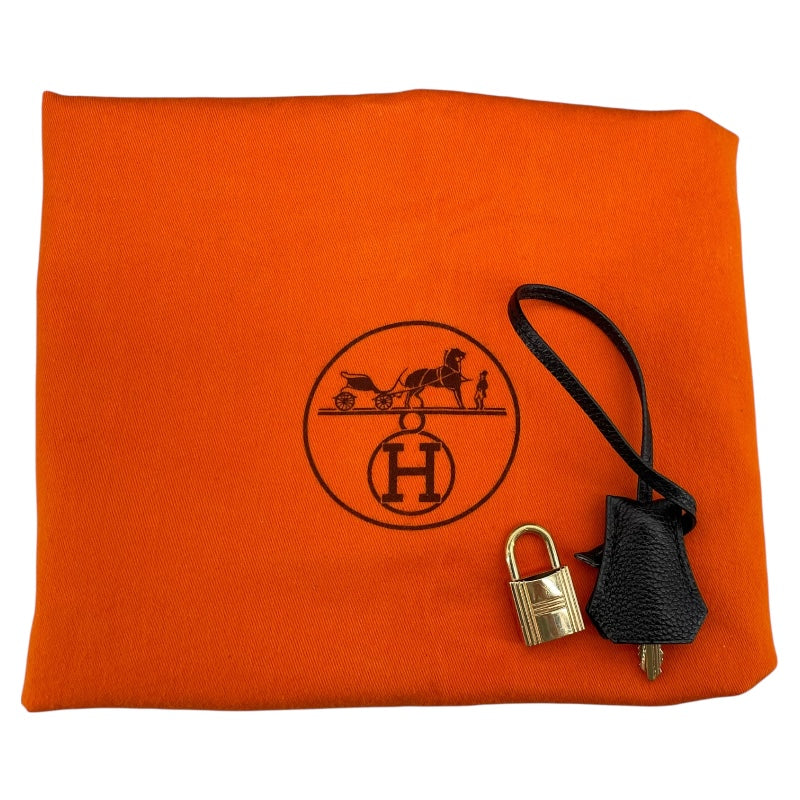 エルメス HERMES バーキン35 □J刻 ブラック GD金具 トリヨン レディース トートバッグ