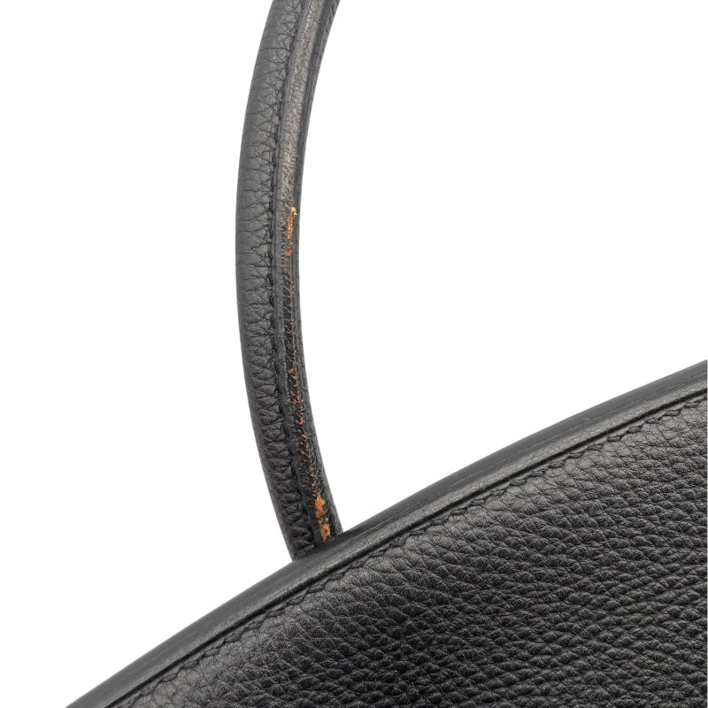 エルメス HERMES バーキン35 □J刻 ブラック GD金具 トリヨン レディース トートバッグ
