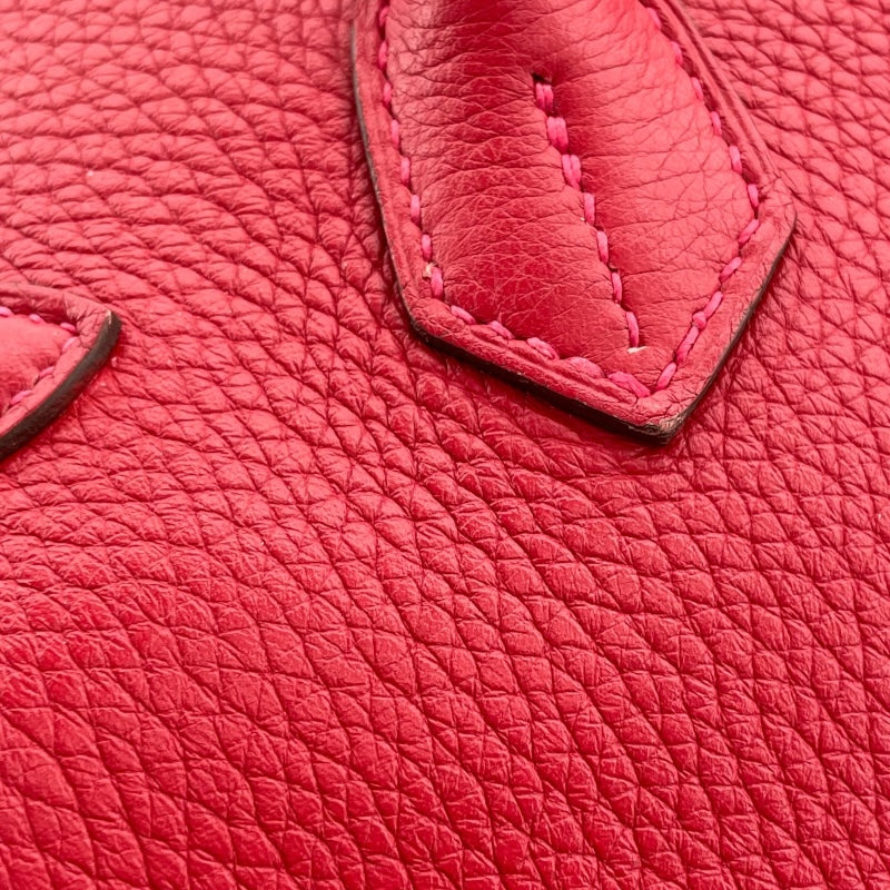 エルメス HERMES バーキン30 T刻印 ルージュカザック SV金具 トリヨン レディース ハンドバッグ