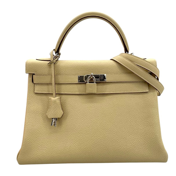 エルメス HERMES ケリー32 □L刻印 パルシュマン SV金具 トゴ レディース ショルダーバッグ