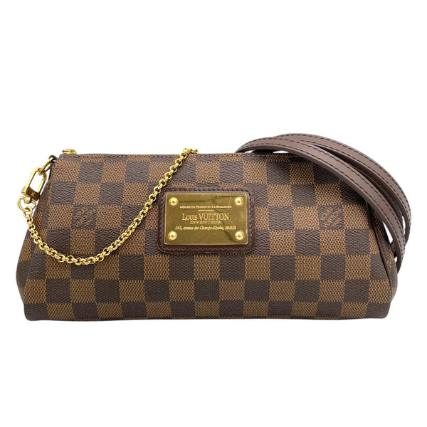 ルイ・ヴィトン LOUIS VUITTON エヴァ N55213 エベヌ ダミエ・キャンバス/レザー レディース ショルダーバッグ