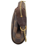 ルイ・ヴィトン LOUIS VUITTON エヴァ N55213 エベヌ ダミエ・キャンバス/レザー レディース ショルダーバッグ