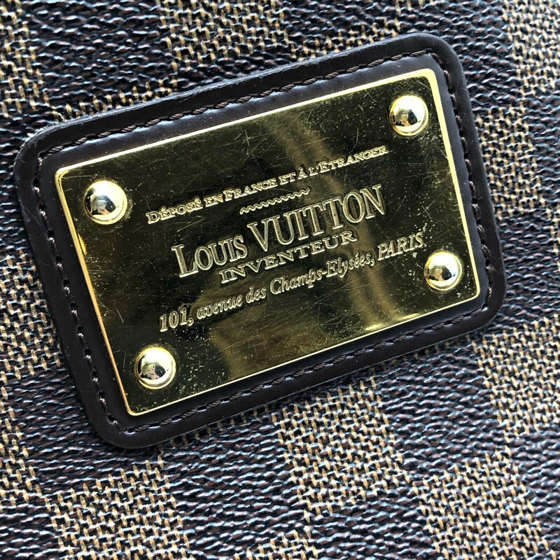 ルイ・ヴィトン LOUIS VUITTON エヴァ N55213 エベヌ ダミエ・キャンバス/レザー レディース ショルダーバッグ