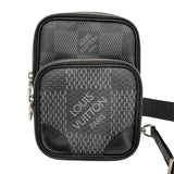 ルイ・ヴィトン LOUIS VUITTON アマゾン スリング N50012 ブラック ダミエ・グラフィット3D メンズ ショルダーバッグ