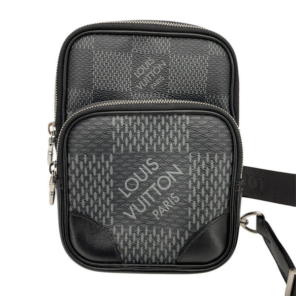 ルイ・ヴィトン LOUIS VUITTON アマゾン スリング N50012 ブラック ダミエ・グラフィット3D メンズ ショルダーバッグ