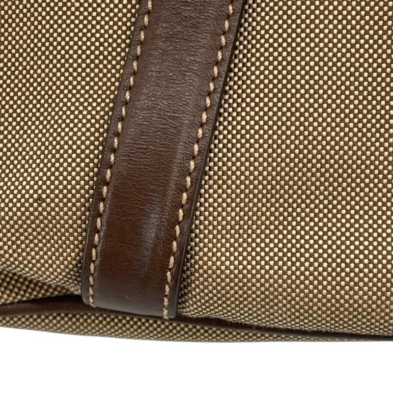 プラダ PRADA ロゴジャガード ハンドバッグ BN2832 ブラウン ゴールド金具 キャンバス/レザー レディース ショルダーバッグ