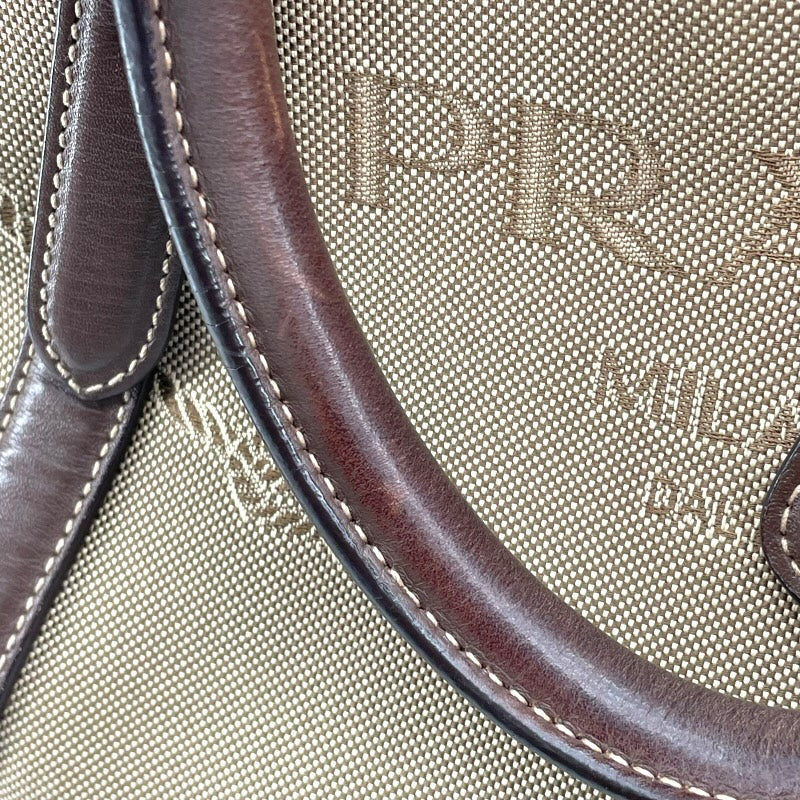 プラダ PRADA ロゴジャガード ハンドバッグ BN2832 ブラウン