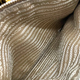プラダ PRADA ロゴジャガード ハンドバッグ BN2832 ブラウン ゴールド金具 キャンバス/レザー レディース ショルダーバッグ