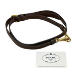 プラダ PRADA ロゴジャガード ハンドバッグ BN2832 ブラウン ゴールド金具 キャンバス/レザー レディース ショルダーバッグ