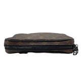 ルイ・ヴィトン LOUIS VUITTON ソーラーレイ ユティリティ サイドバッグ M44477 ブラウン モノグラム・マカサー メンズ ショルダーバッグ
