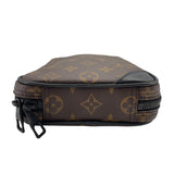 ルイ・ヴィトン LOUIS VUITTON ソーラーレイ ユティリティ サイドバッグ M44477 ブラウン モノグラム・マカサー メンズ ショルダーバッグ