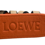 ロエベ LOEWE クロスブレイデッドキーリング べ―ジュ/オレンジ クラシックカーフ レディース チャーム